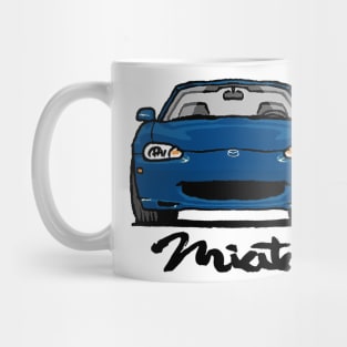 MX5 Miata NB1 Blue Mug